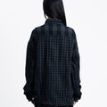 OPEN YY Crinkled Ruffle Shirt | Rezet Store