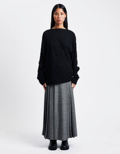 OPEN YY Double Belted Maxi Skirt | Rezet Store