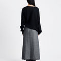 OPEN YY Double Belted Maxi Skirt | Rezet Store