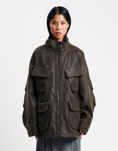 OPEN YY Cargo Pocket Field Jacket | Rezet Store