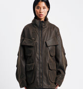 OPEN YY Cargo Pocket Field Jacket | Rezet Store