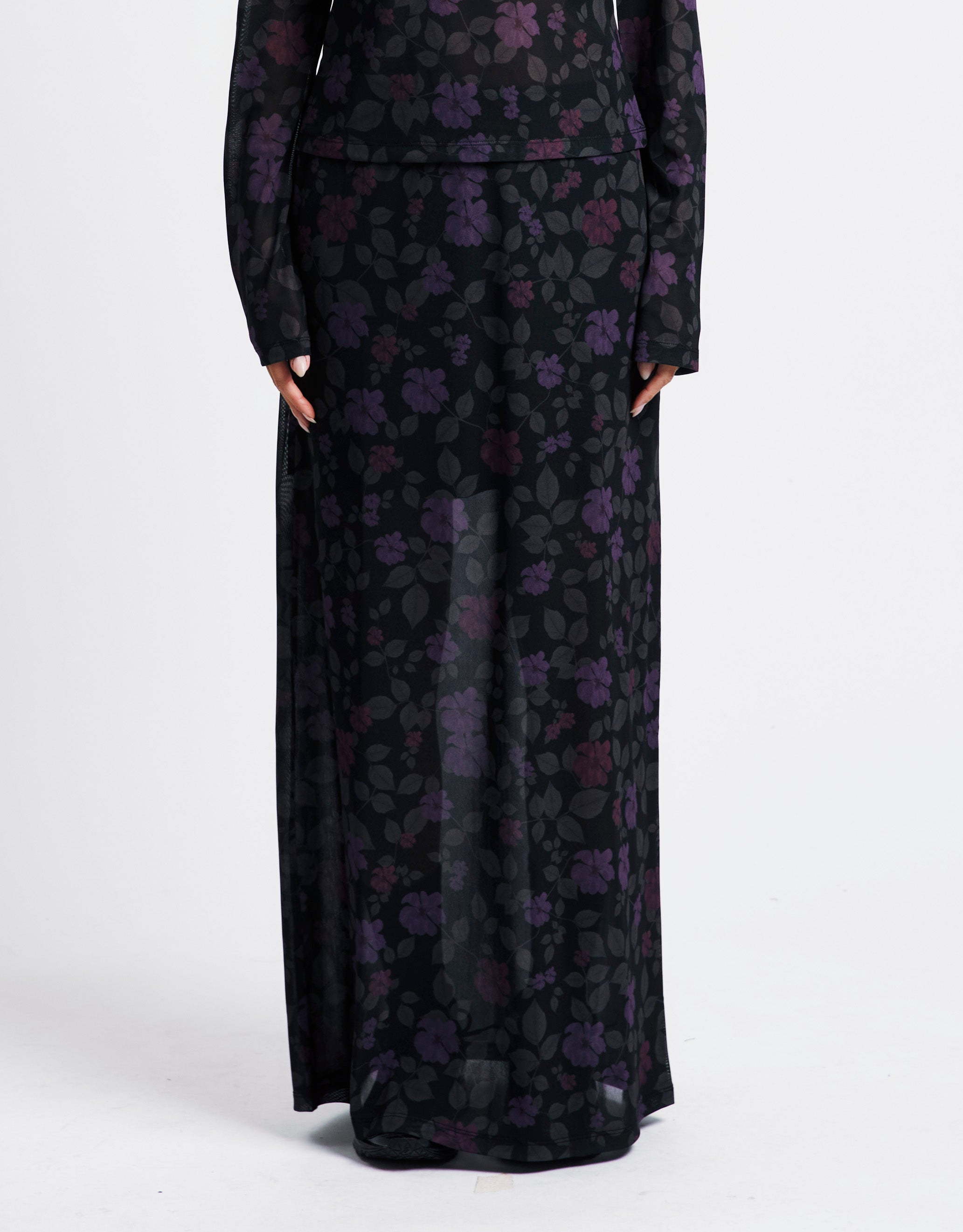 Floral Long Skirt