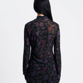 Amomento Floral Mock Neck Top | Rezet Store