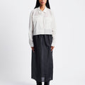 Amomento Drawer Pocket Crop Shirts | Rezet Store