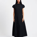 Amomento Taffeta Mock Neck Volume Dress | Rezet Store