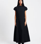 Amomento Taffeta Mock Neck Volume Dress | Rezet Store
