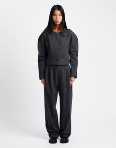 Amomento Rounded Shoulder Jacket | Rezet Store