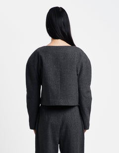 Amomento Rounded Shoulder Jacket | Rezet Store