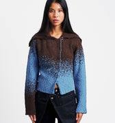 Andersson Bell Flow Jaquard Short Cardigan | Rezet Store