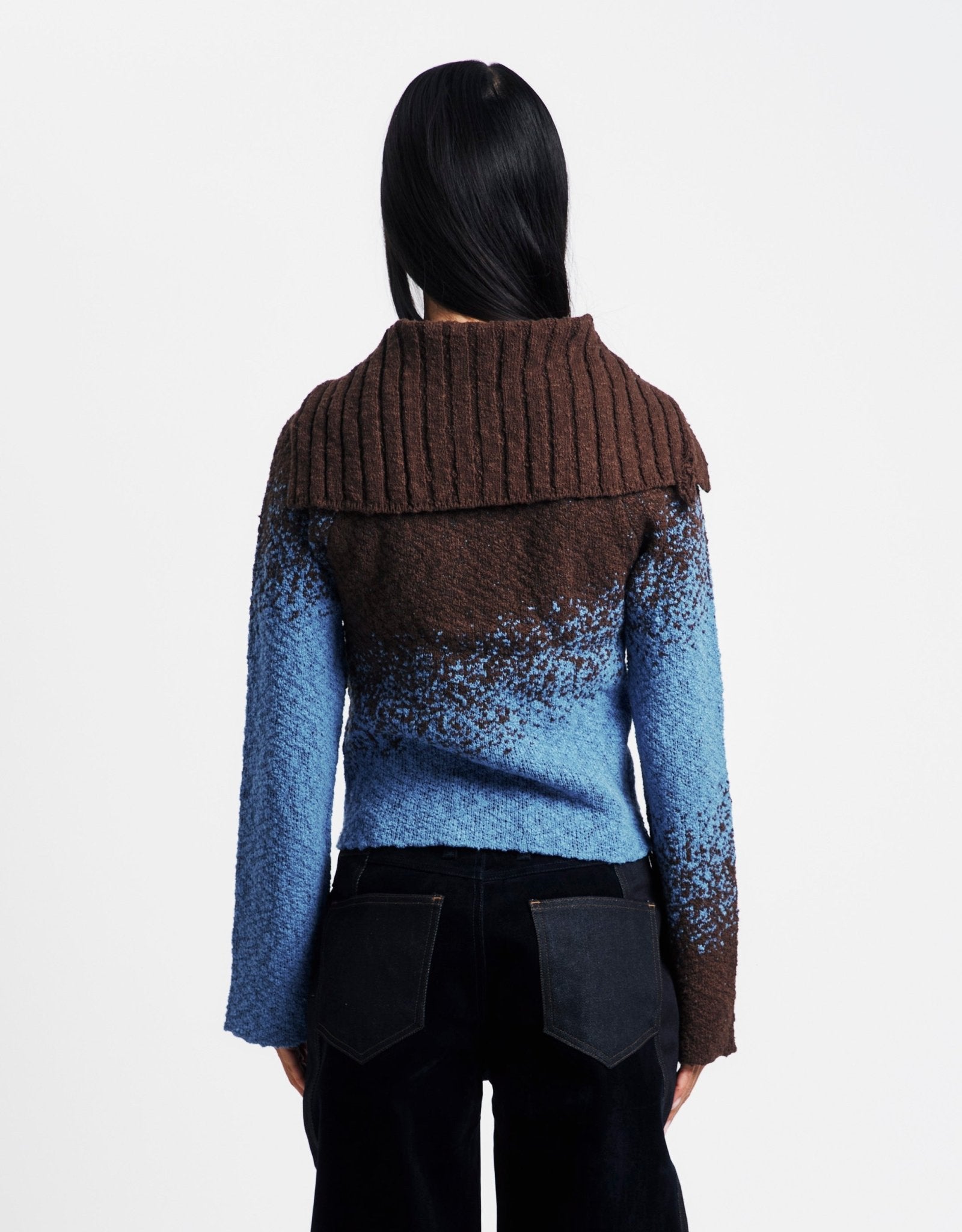 Andersson Bell Flow Jaquard Short Cardigan | Rezet Store