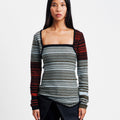 Andersson Bell Nora Multi Stripe Bolero Top | Rezet Store