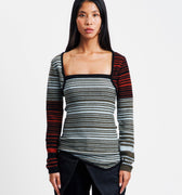 Andersson Bell Nora Multi Stripe Bolero Top | Rezet Store