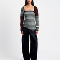 Andersson Bell Nora Multi Stripe Bolero Top | Rezet Store