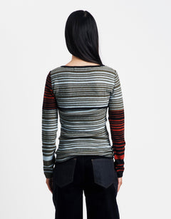 Andersson Bell Nora Multi Stripe Bolero Top | Rezet Store