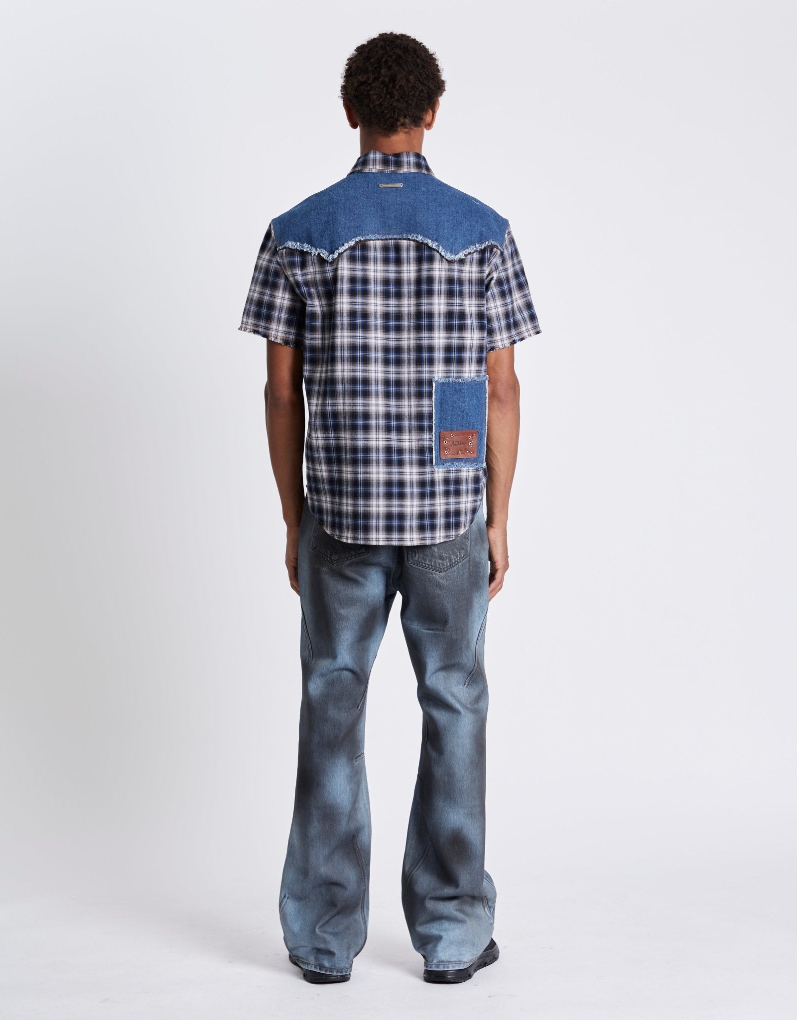 Andersson Bell Denim & Check Raw - Cut Shirts | Rezet Store