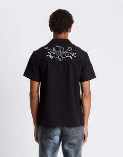 Andersson Bell Black Adsb Chain Embroidery Shirts | Rezet Store