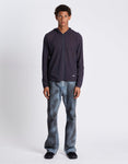 Andersson Bell Dirty Spray Washed Wide Leg Jeans | Rezet Store