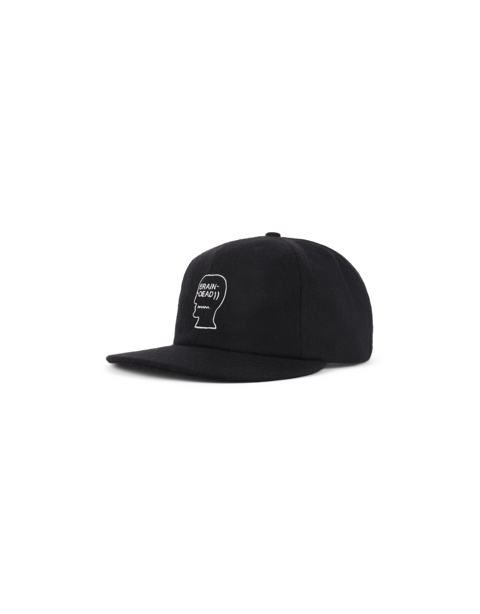 Brain Dead Flannel Logohead 6 Panel Hat | Rezet Store