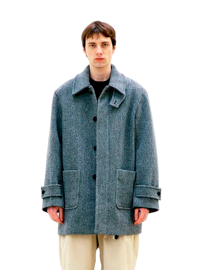 Herringbone Half Coat