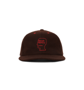Brain Dead Flannel Classic Logohead 6 Panel Hat | Rezet Store