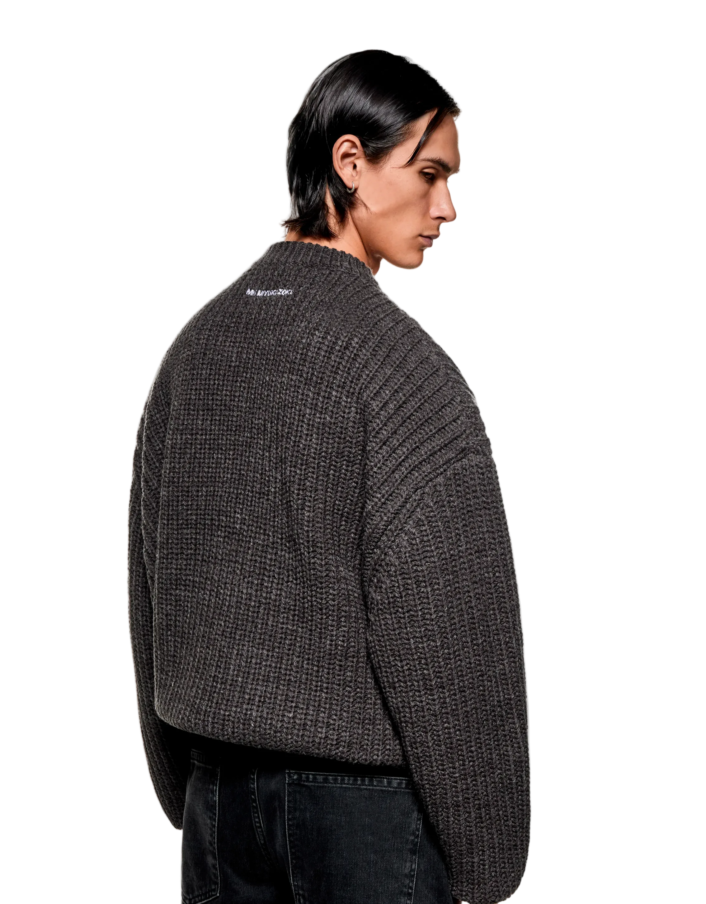 Chunky Rib Knit Crewneck