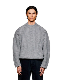 Chunky Rib Knit Crewneck