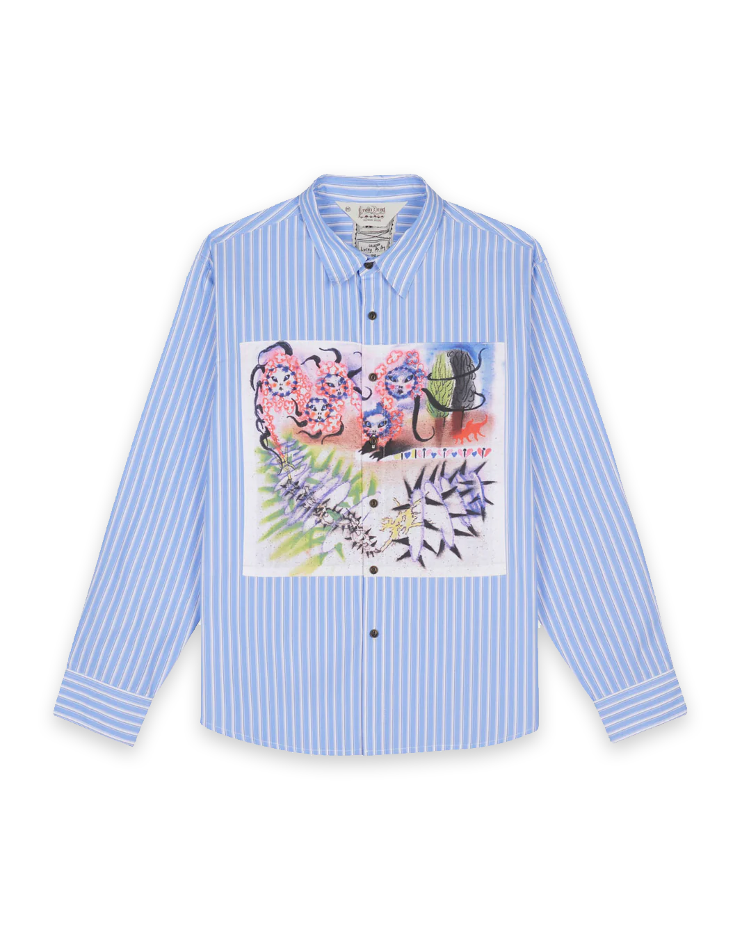 Omer Striped Oxford Button Up Shirt