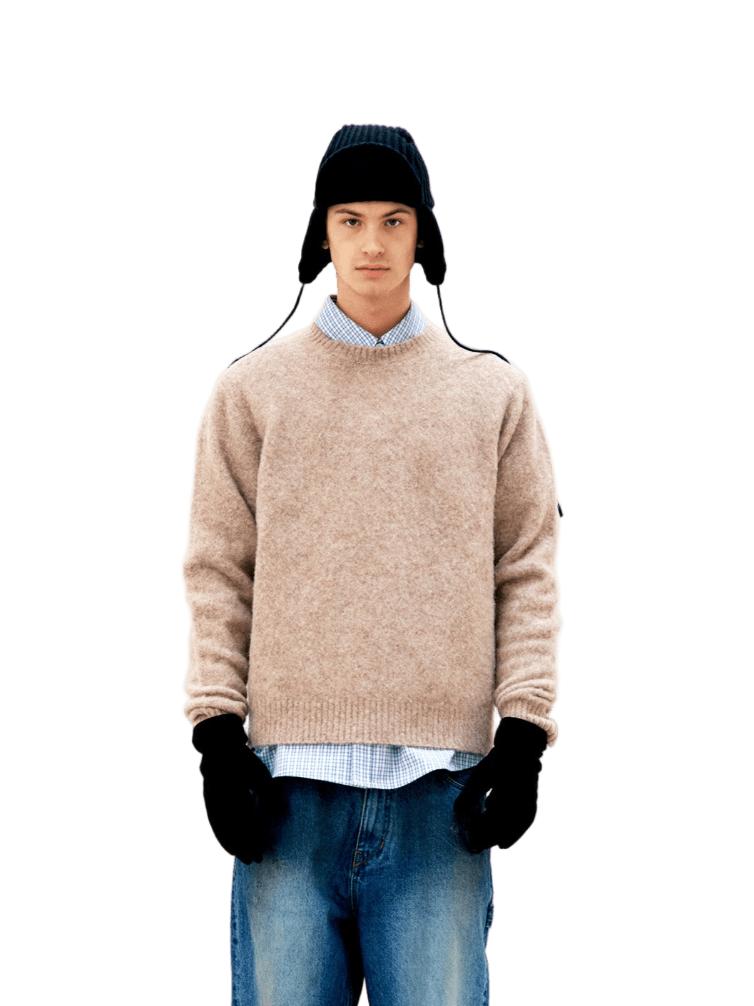 COOR Hairy Alapaca - Blend Crewneck Sweater | Rezet Store