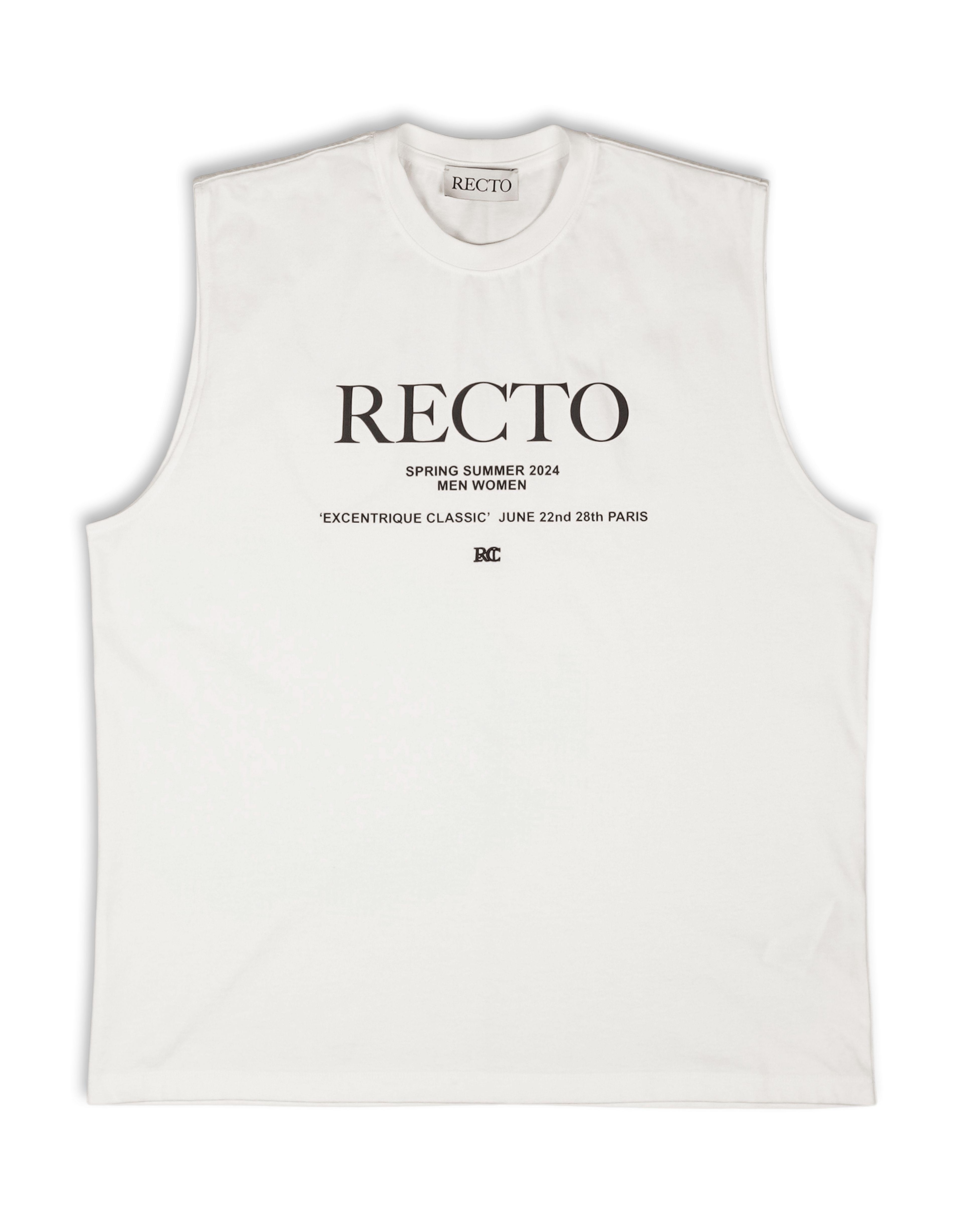 Seasonal Logo Printed Sleeveless Top