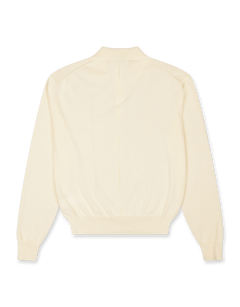 Logo Jacquard Patch Sheer Polo