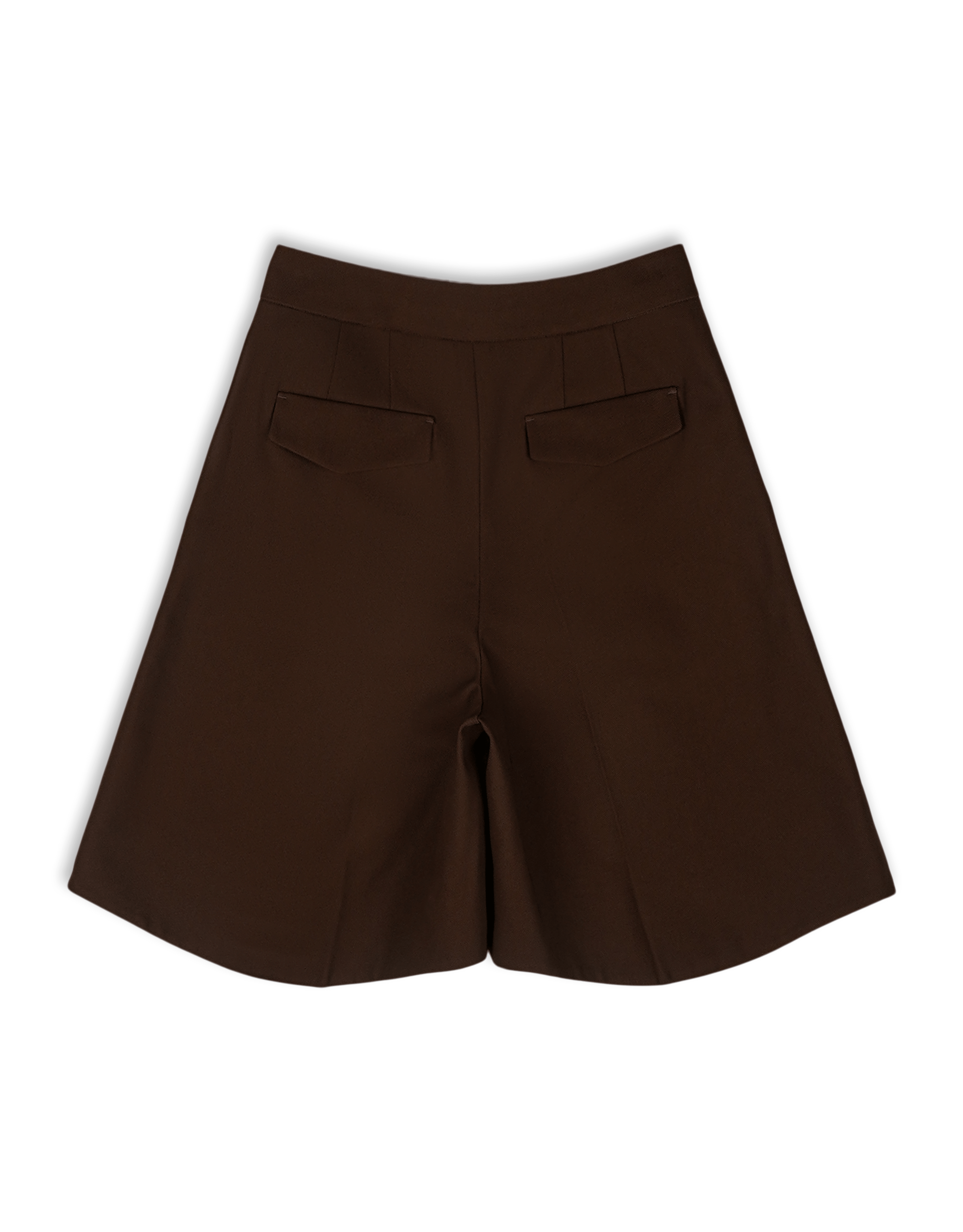 Structured Drilled Cotton Shorts