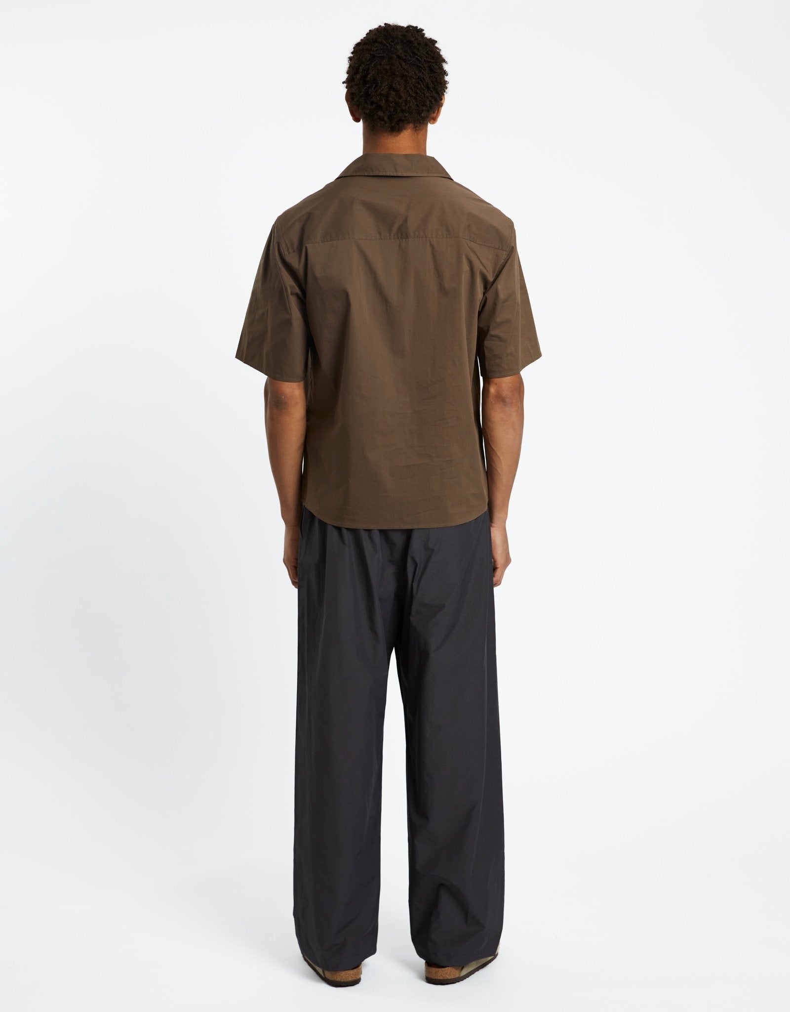 Amomento Open Collar Half Shirt | Rezet Store