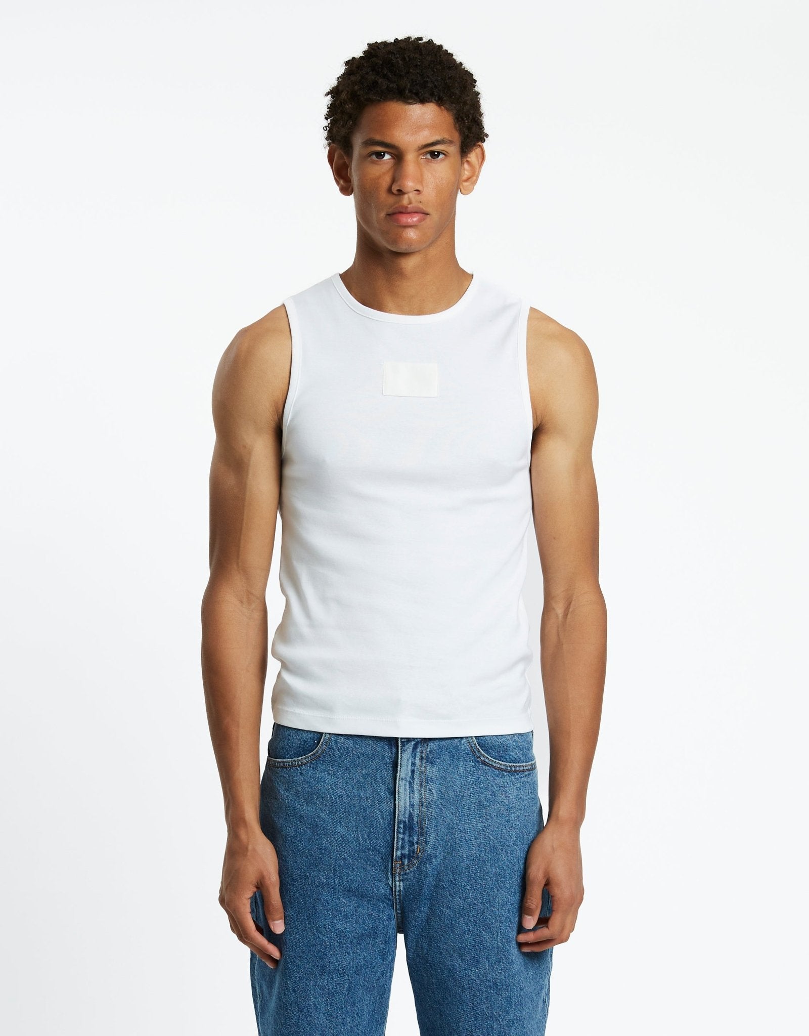 Amomento Round Neck Sleeveless Top | Rezet Store