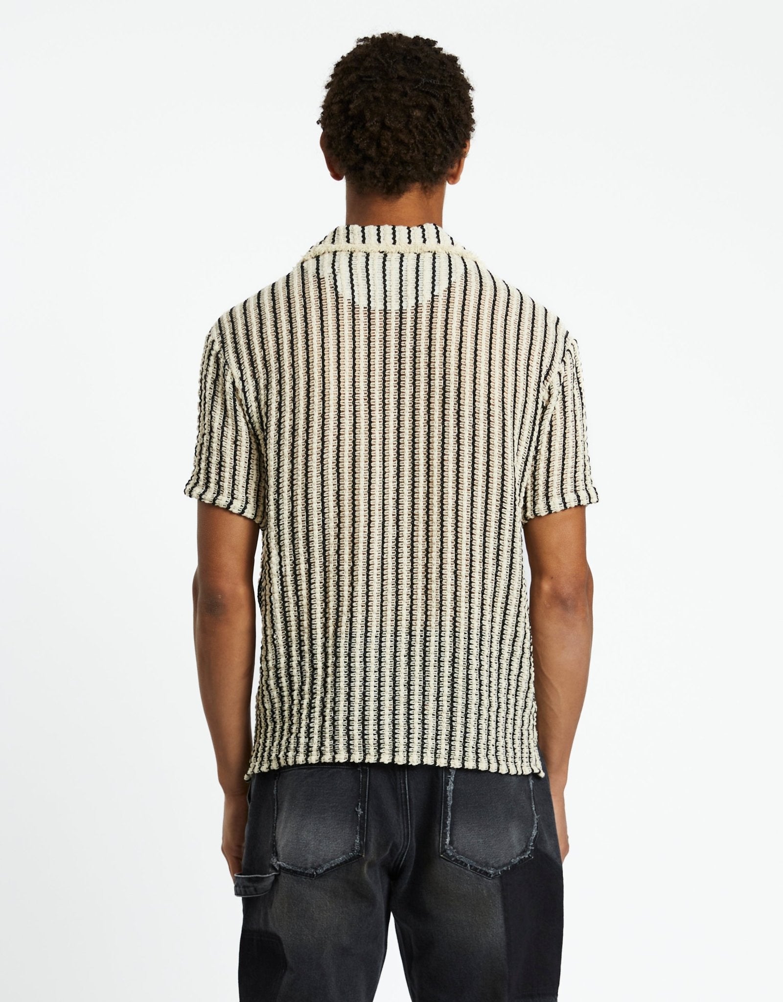 Andersson Bell Sheer Stripe Knit Shirts | Rezet Store