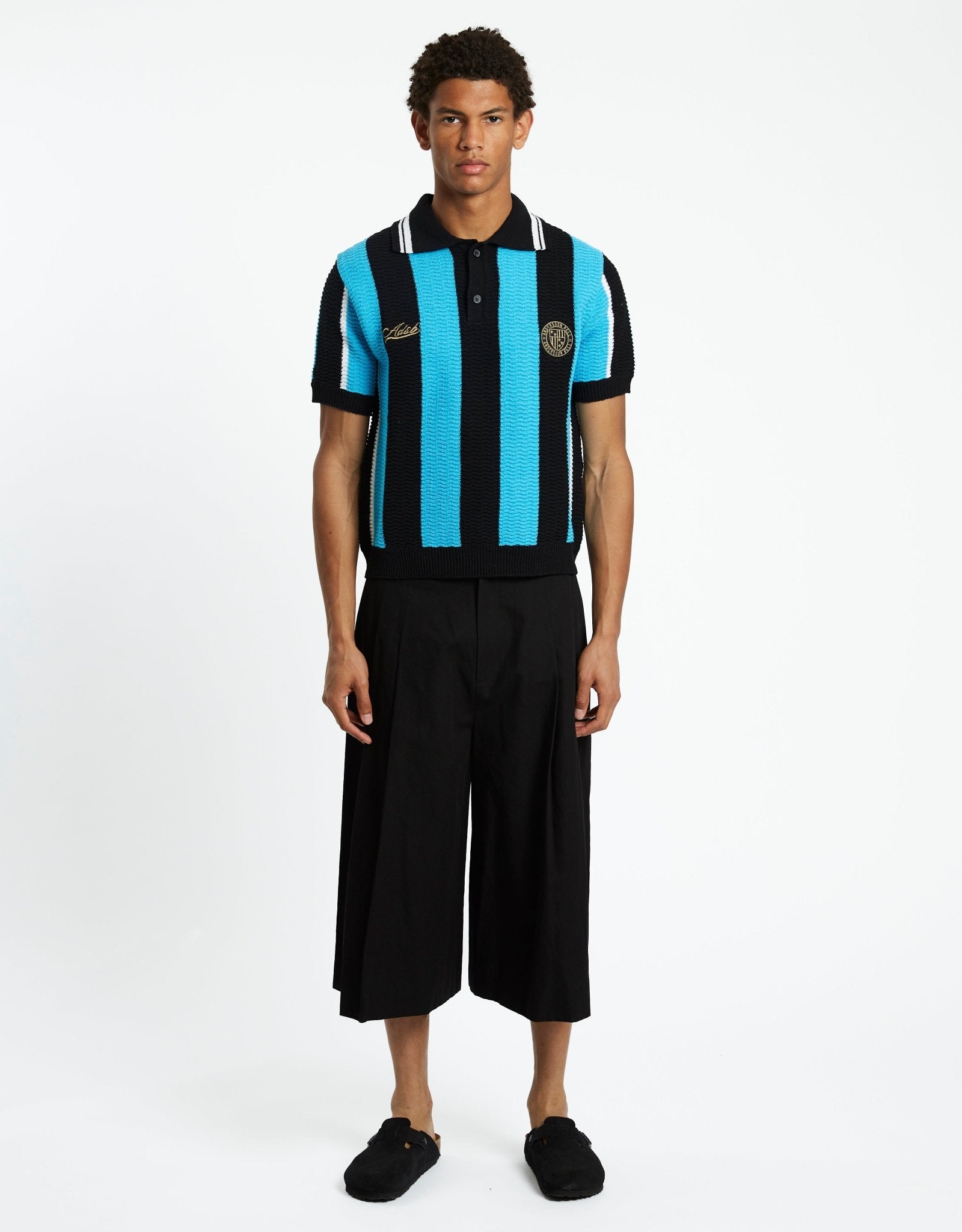 Andersson Bell Stripe Soccer Polo Sweater | Rezet Store