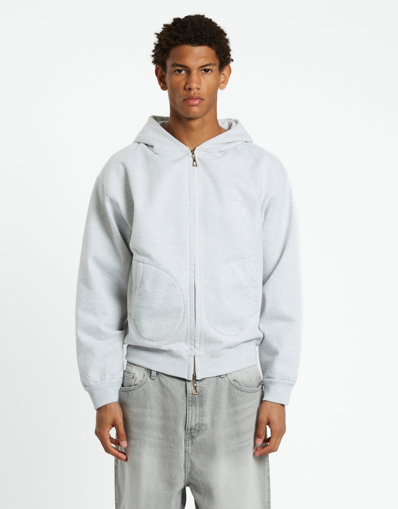 Bram's Fruit Monogram Boxing Glove Zipper Hoodie | Rezet Store