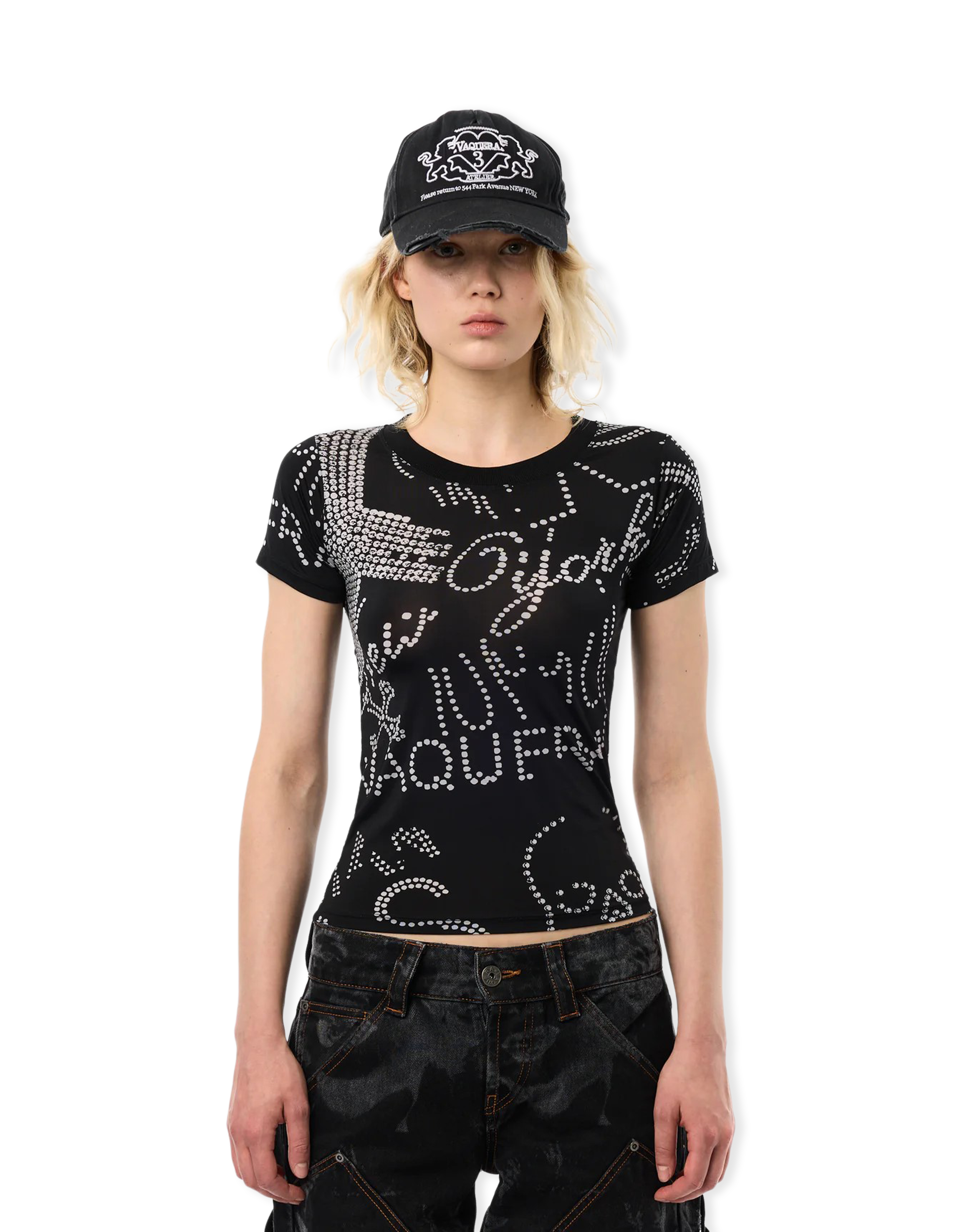 Rhinestuds T-Shirt Knit