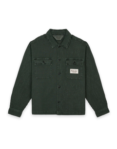 Waffle Button Front Shirt