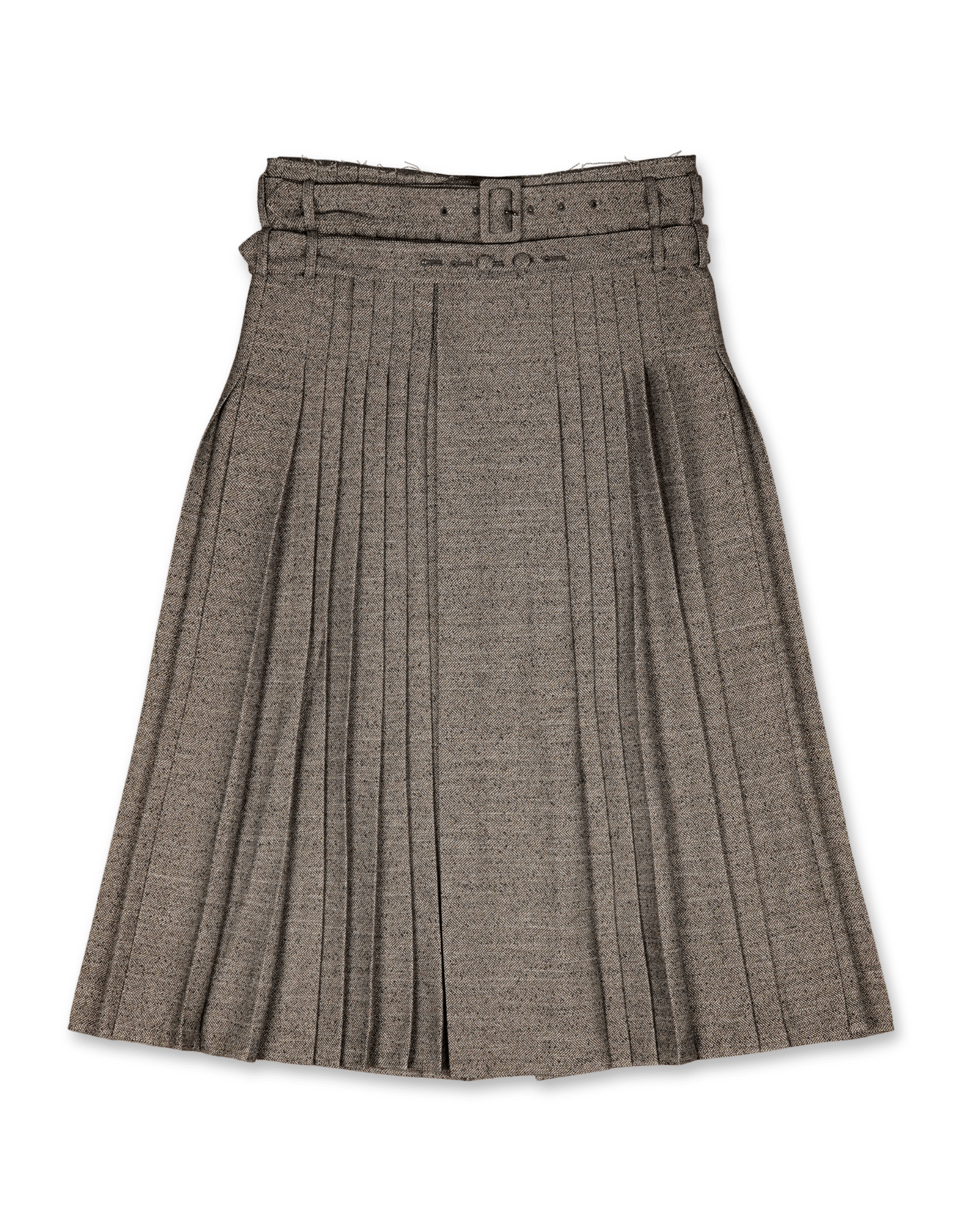 OPEN YY Double Belted Maxi Skirt | Rezet Store