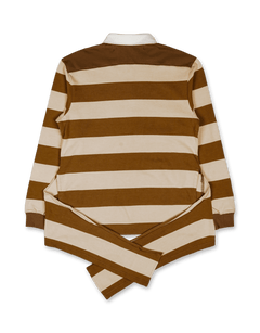 OPEN YY Stripe Trim Rugby Shirt | Rezet Store