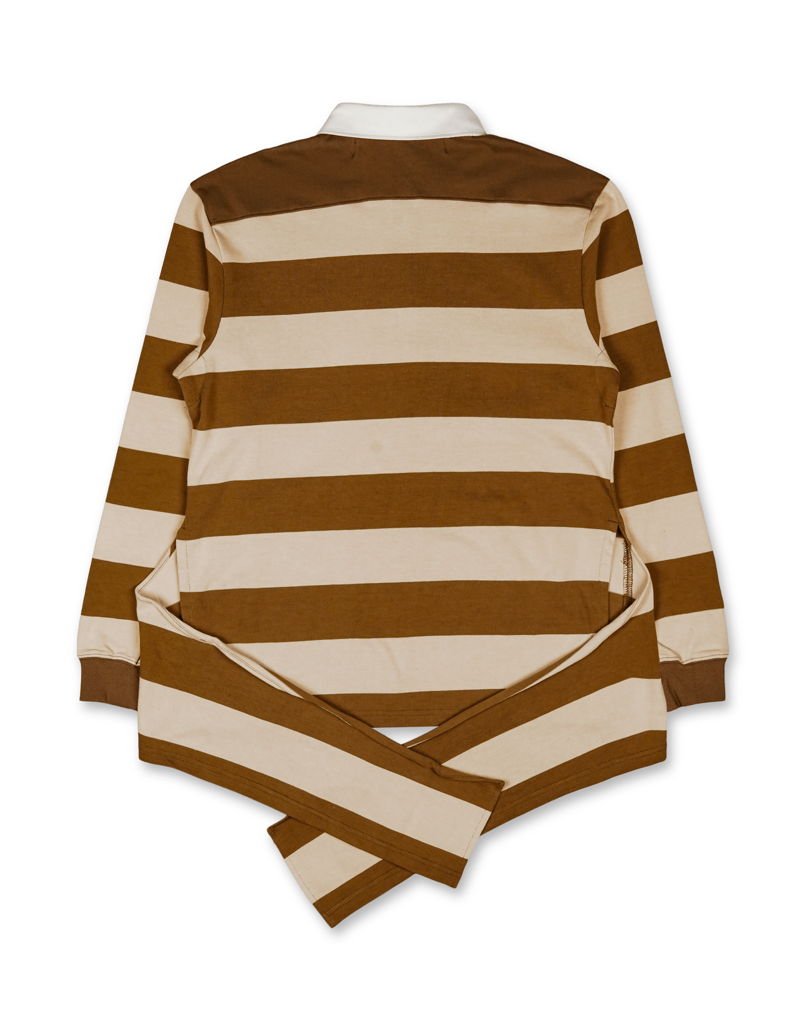 OPEN YY Stripe Trim Rugby Shirt | Rezet Store