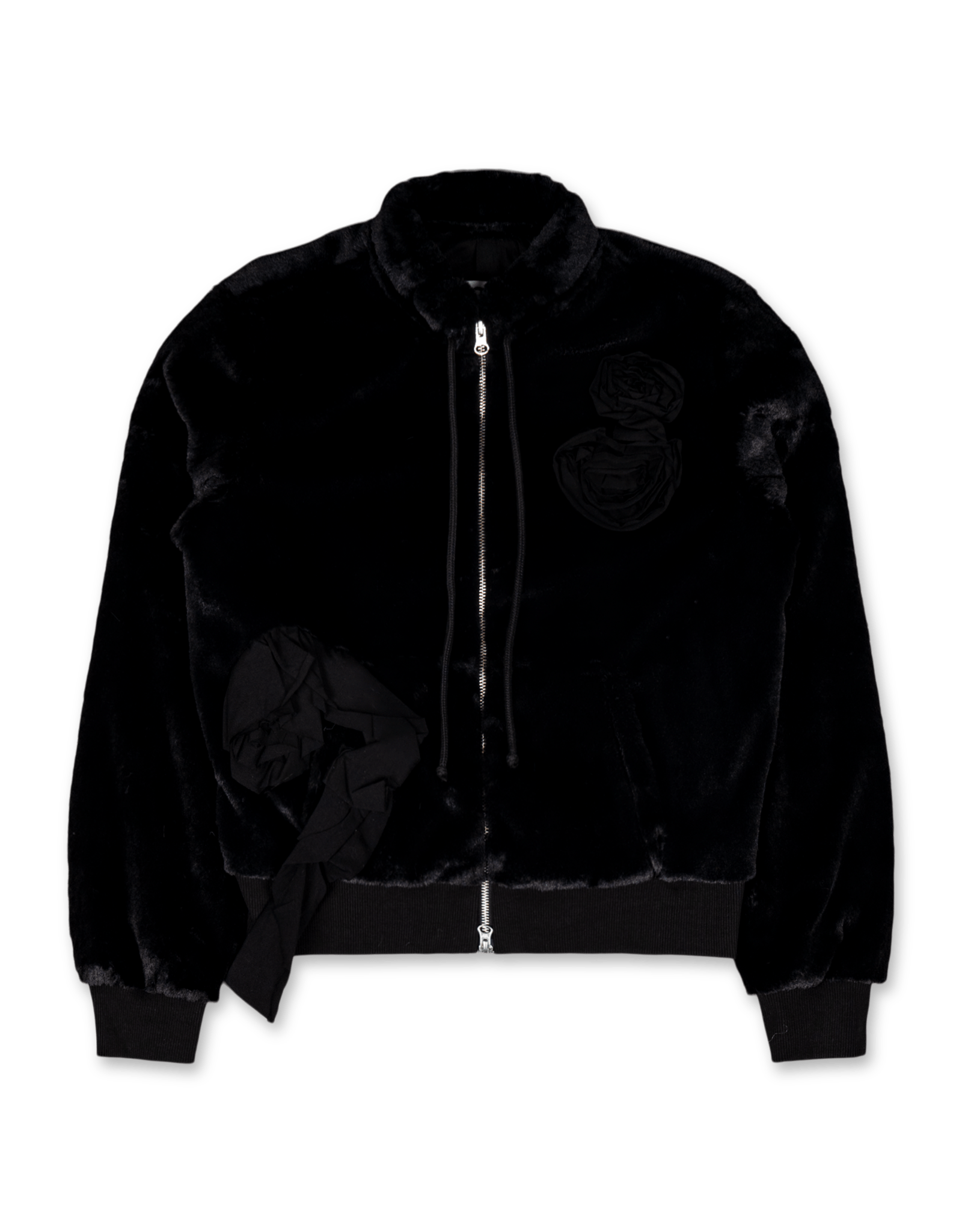 OPEN YY Fleece Appliqué Zipup Jacket | Rezet Store