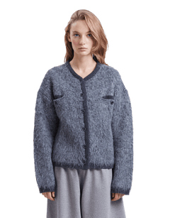 Shaggy Cardigan Jacket