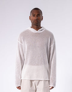 Netted Knit Hoodie