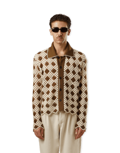 Crochet Cotton Cardigan