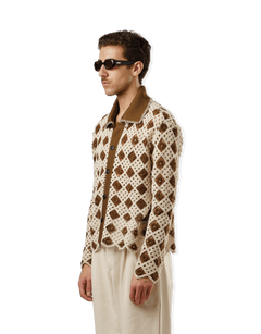 Crochet Cotton Cardigan