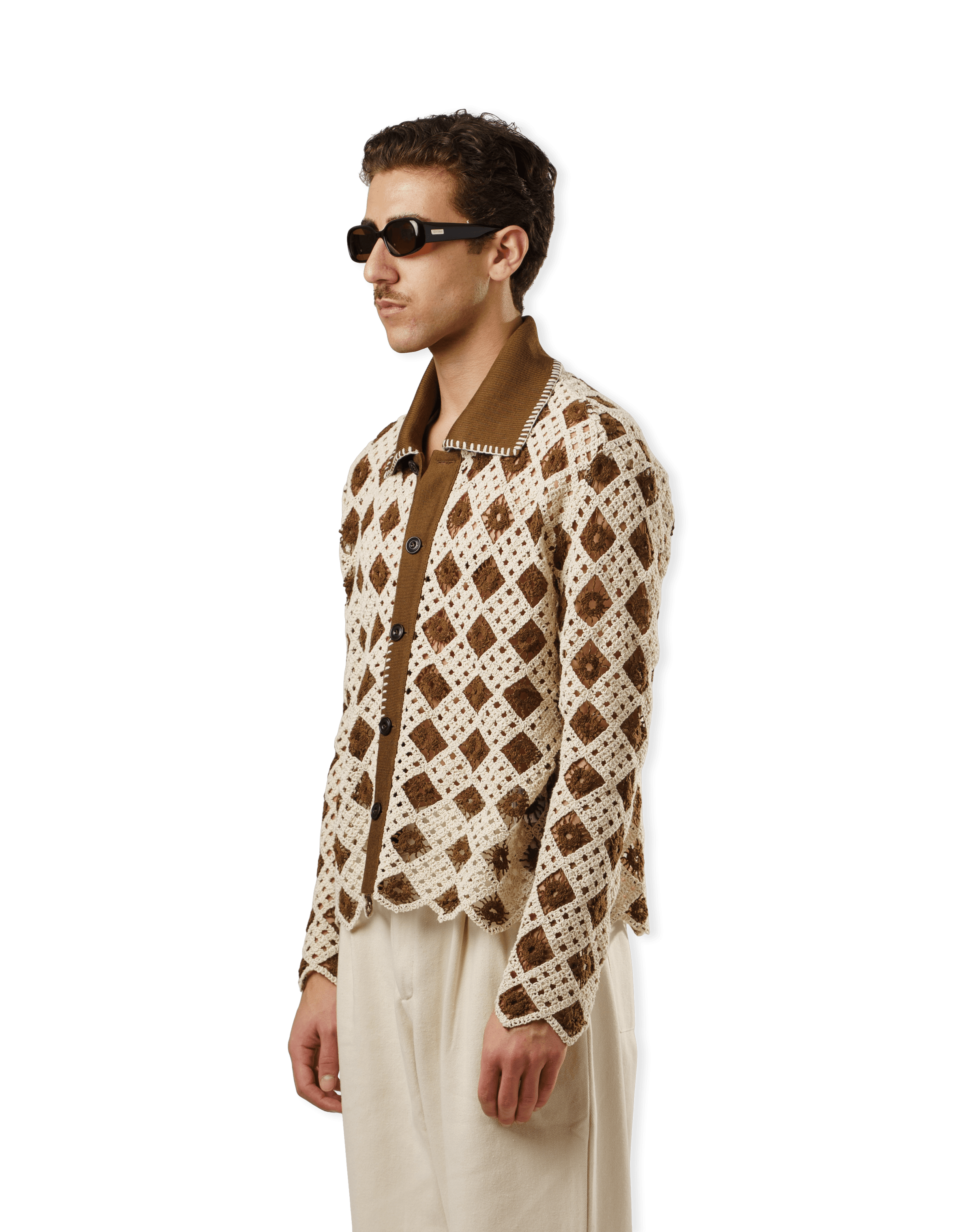 Crochet Cotton Cardigan