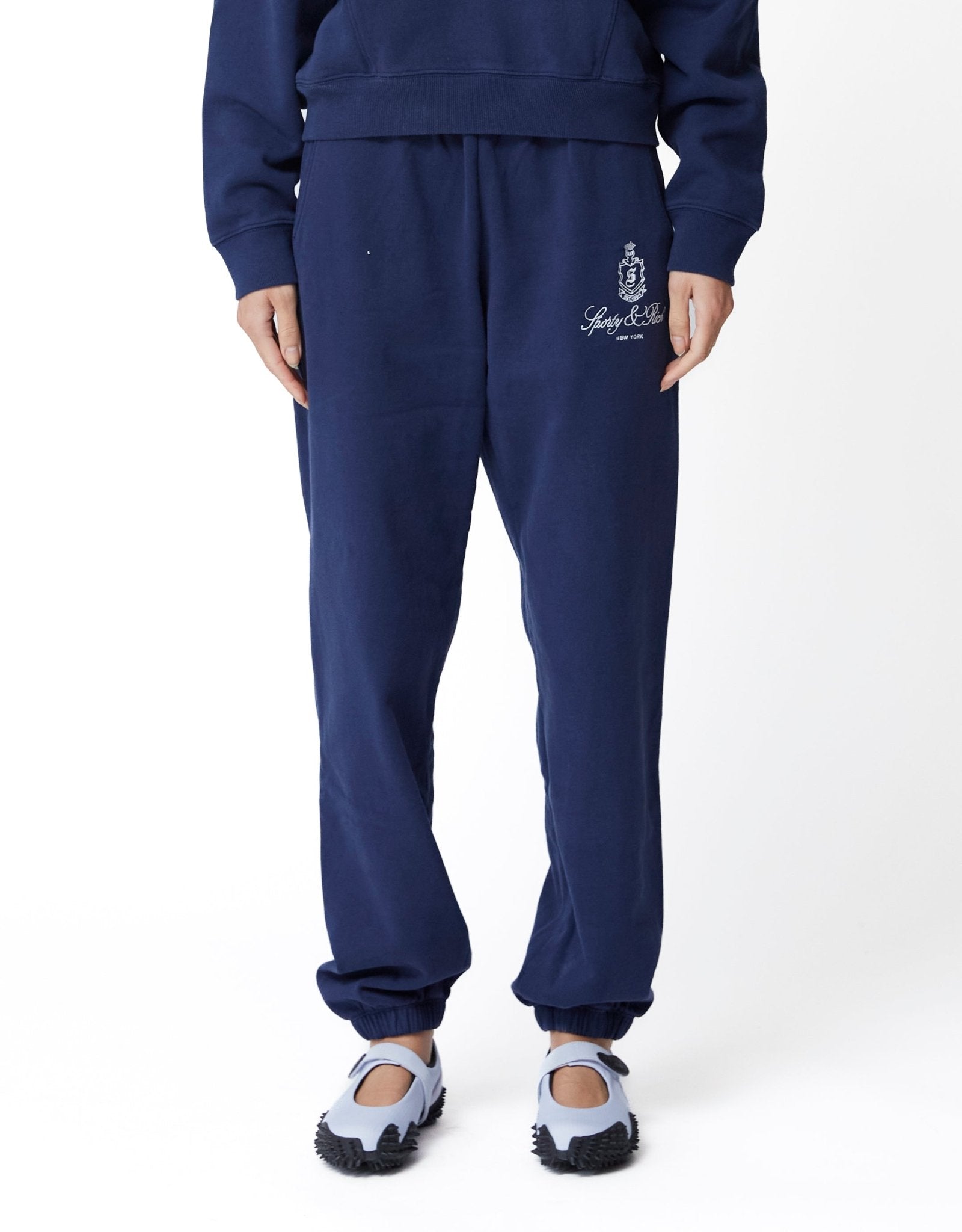 Sporty & Rich Vendome Embroidered Sweatpant - Rezetstore