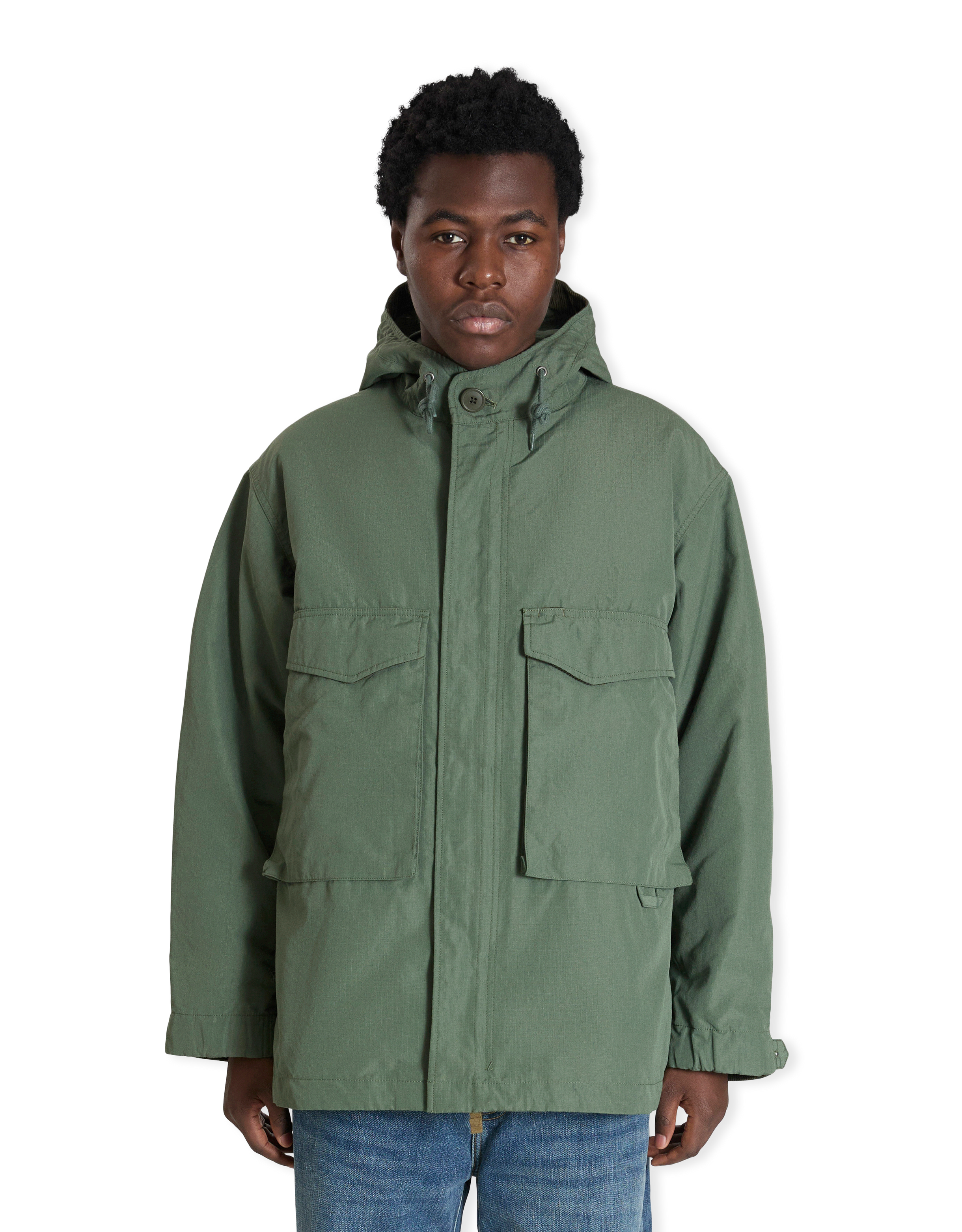 TAKIBI Ripstop Adjustable Fishtail Coat