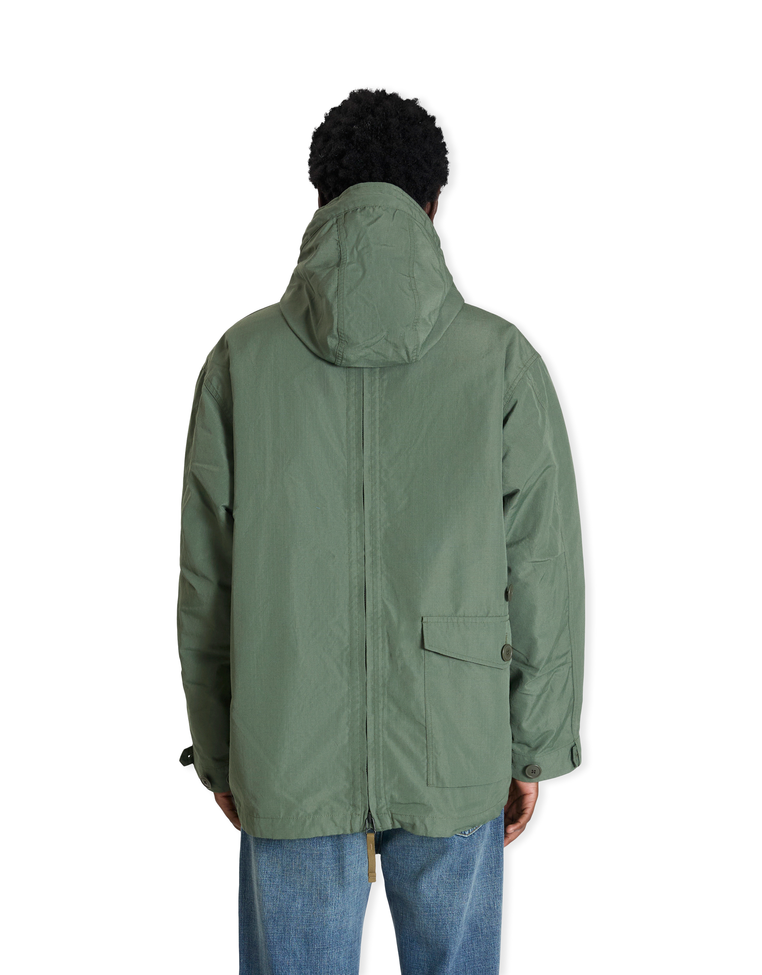 TAKIBI Ripstop Adjustable Fishtail Coat